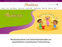 musicus-shop.de Webseite Vorschau