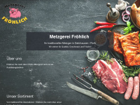 metzgerei-froehlich.de Webseite Vorschau