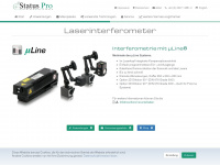 laser-interferometer.de Webseite Vorschau