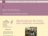 mavis-floralartdesign.de Webseite Vorschau