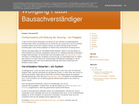 wolfgangfaustbausachverstaendiger.blogspot.com Webseite Vorschau