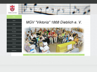 mgv-viktoria-dieblich.de Webseite Vorschau