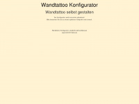 wandtattoo-konfigurator.de Webseite Vorschau