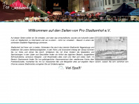 pro-stadtamhof.de Webseite Vorschau