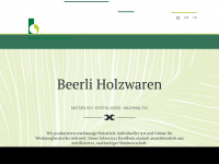 beerli-holz.ch Webseite Vorschau