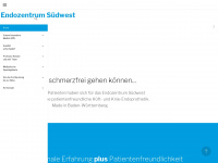 endozentrum-suedwest.de Webseite Vorschau