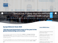 europebiobankweek.eu Webseite Vorschau