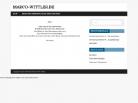 marco-wittler.de Webseite Vorschau