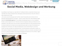 digital-helden.at Webseite Vorschau
