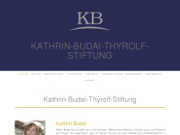 kathrin-budai-thyrolf-stiftung.de Webseite Vorschau