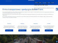 bobas-trans.pl Webseite Vorschau