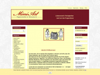 miniart-puppenstuben.com Webseite Vorschau