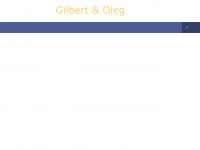 gilbert-oleg.ch Webseite Vorschau