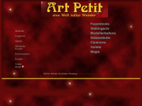 artpetit.de Webseite Vorschau