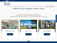riccius-immobilien.de Webseite Vorschau
