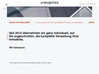 euprax-immo.com Webseite Vorschau