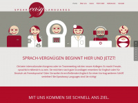 speakeasy-languages.de Webseite Vorschau