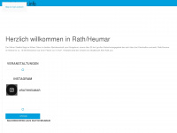rath-heumar.info Webseite Vorschau