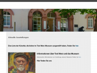 toni-merz-museum.de Webseite Vorschau