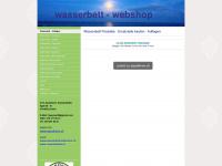 wasserbett-webshop.ch Webseite Vorschau