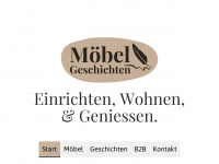 moebelgeschichten.ch Webseite Vorschau