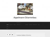 appelmann-gitarren.de Webseite Vorschau