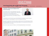 uli-freese.de Webseite Vorschau