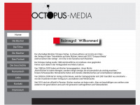 octopusmedia.ch Webseite Vorschau