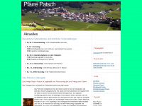 pfarre-patsch.at Webseite Vorschau