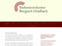 sinfonieorchester-bg.de Webseite Vorschau