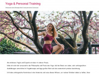 yoga-personaltraining.com Webseite Vorschau