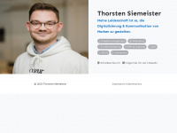 siemeister.com Webseite Vorschau
