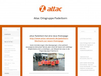 attac-paderborn.de Webseite Vorschau