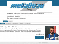 metallbau.cc Webseite Vorschau