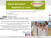 familie-hotel-tirol.at Webseite Vorschau