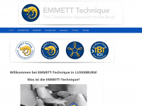emmett-technique.lu Webseite Vorschau