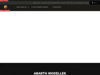 abarth.hu Webseite Vorschau