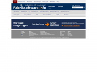 fabriksoftware.info Webseite Vorschau