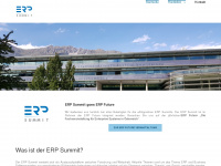 erp-summit.com Webseite Vorschau