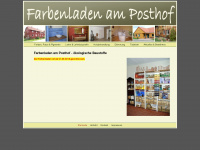 farbenladen-posthof.de Webseite Vorschau