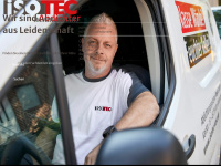 isotec.ch Webseite Vorschau