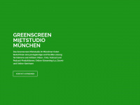 greenscreen-muenchen.de Webseite Vorschau