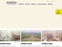 acredia.at Webseite Vorschau