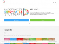 partnerschaft-fuer-demokratie-stuttgart.de Webseite Vorschau