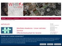 whb.nrw Webseite Vorschau