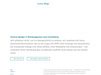 innovadesign.at Webseite Vorschau