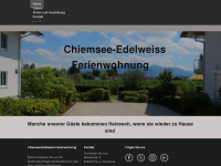 chiemsee-edelweiss.de Webseite Vorschau