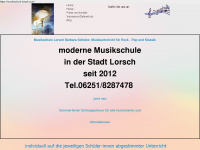 musikschule-lorsch.com Webseite Vorschau
