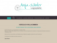anjawinter-logopaedie.de Webseite Vorschau