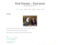 find-friends-find-work.de Webseite Vorschau